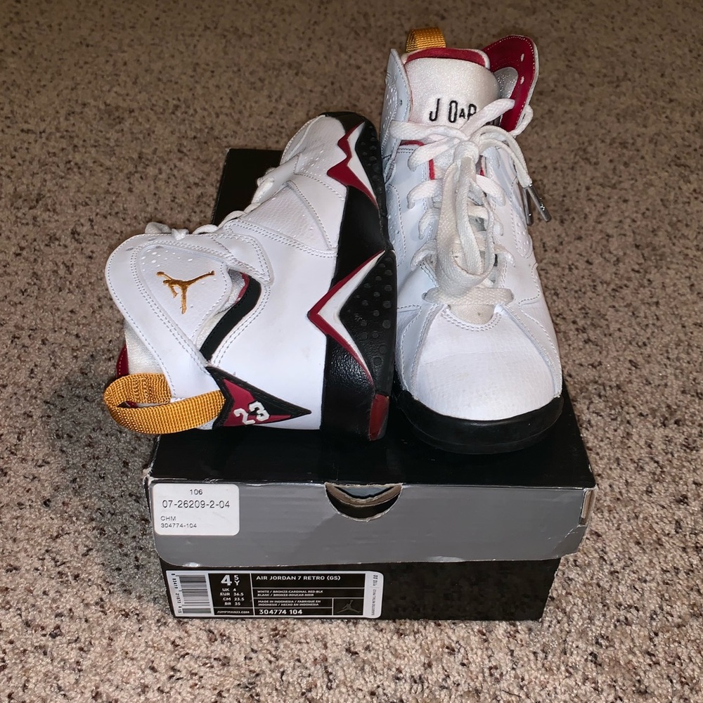 ORIGINAL/AUTHENTIC RETRO JORDAN CARDINAL 7’s